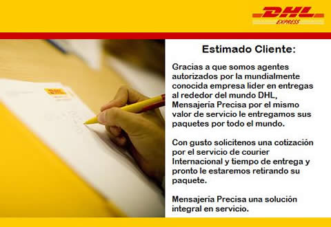 Agente autorizado de DHL en Costa Rica